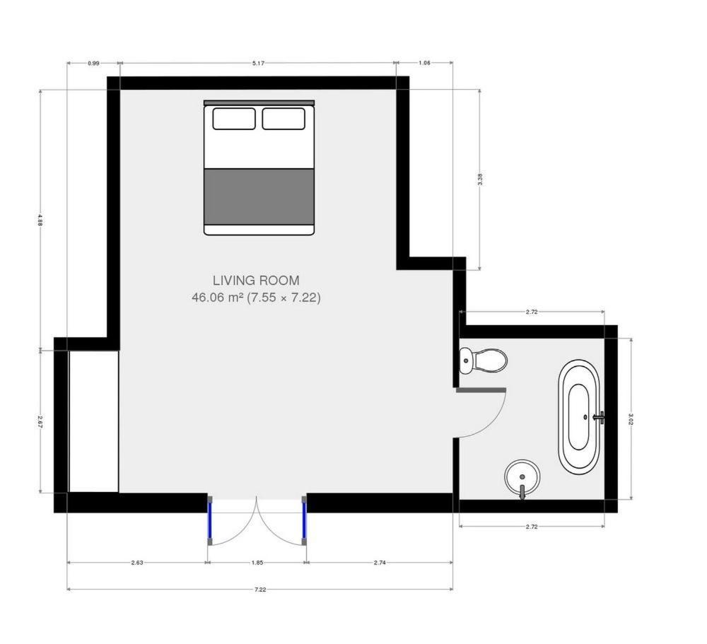 Vila The Folly, Bratton Fleming Exteriér fotografie